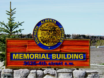 Memorial Building Sign